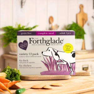 Forthglade - Duck and Chicken with Vegetables mixed box - 12 x 395g