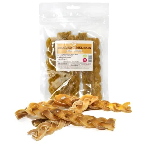 JR Pure Treats - Braided Camel Skin - 15cm x 5
